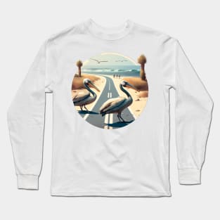 Pelican Art Design Gifts Long Sleeve T-Shirt